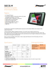 Thumbnail of document Data Sheet - SGD 35-M Panel Meter
